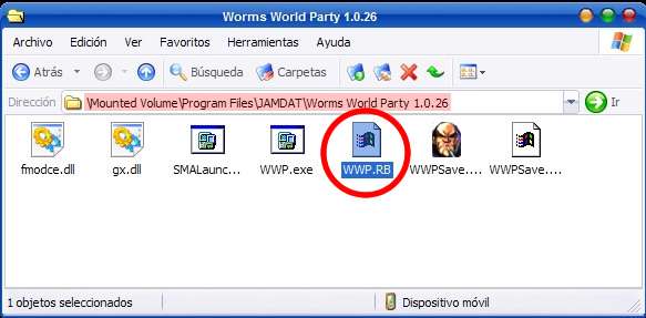 Como localizar el archivo WWP.RB